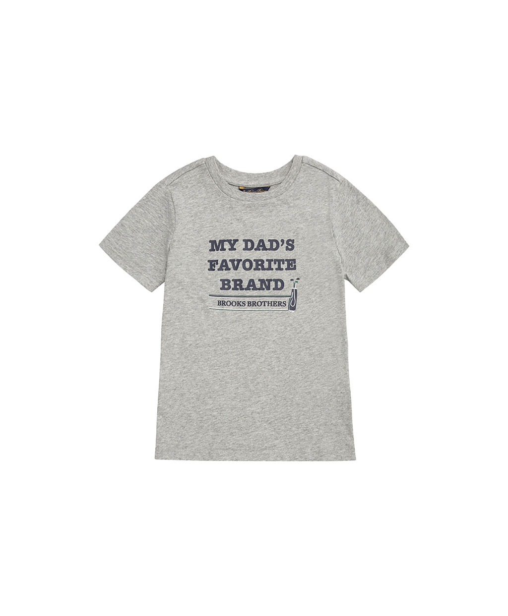 DADS 텍스트 프린트 티셔츠  (그레이)